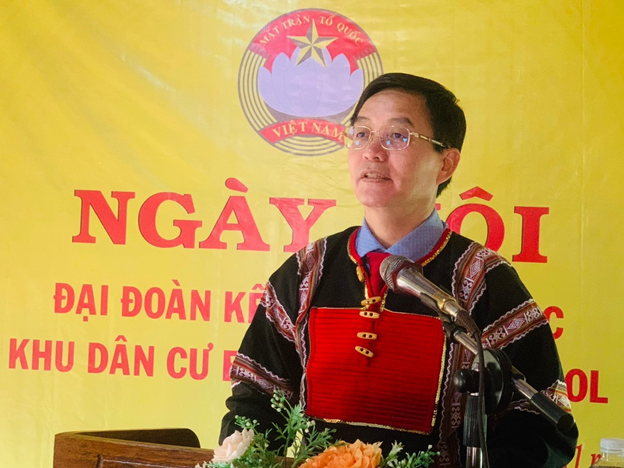 Ngày hội Đại đoàn kết toàn dân tộc tại Buôn Kri, xã Ea Sol